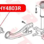 Сайлентблок продольного рычага задней подвески, правый VTR