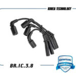 Высоковольтные провода силикон 96288956 BR.IC.3.8 Matiz 1.0, Spark 1.0, Aveo 1.10 BRAVE