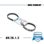 Ремень поликлиновый 5PK 870 BR.TB.1.5 DAEWOO Nexia, CHEVROLET Lanos T100 без Гура BRAVE