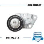 Ролик натяжителя ремня ГРМ натяжной с кронштейном в сб 96350550 BR.TN.1.6 Lacetti 1.8, Cruze, Nexia BRAVE