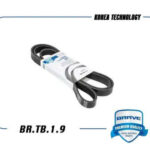 Ремень поликлиновый 6PK1875 BR.TB.1.9 Aveo 1.4, Lacetti 1.4-1.6 DOHC BRAVE