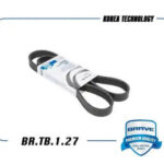Ремень поликлиновый 6PK1255 BR.TB.1.27  i20,i30,Ceed,Cerato,Soul с кондиц. и ЭУР BRAVE