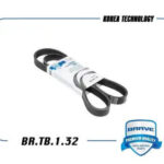 Ремень поликлиновый 6PK1281 BR.TB.1.32 Optima,Soul,Sportage,Elantra 11-,IX35,I40,Sonata,Creta 2.0L BRAVE
