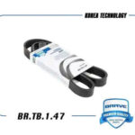 Ремень поликлиновый 6PK1030 BR.TB.1.47 Focus-III, Mondeo-IV 1.6 (с кондиц.) 11- BRAVE