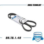 Ремень поликлиновый 4PK1300 BR.TB.1.48 FORD Focus (11-) кондиционера BRAVE