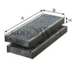 Фильтр салона угольный NISSAN Pathfinder, Navara GOODWILL