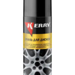 Эмаль для дисков черная матовая KERRY