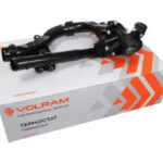 ТЕРМОСТАТ  MERCEDES-BENZ C W205 13-, E W212 13-, W213 16-, SLK R172 15-; (+97°С); изогнутые трубки; VOLRAM