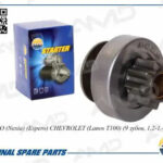 Бендикс стартера DAEWOO Nexia, Espero, CHEVROLET Lanos T100, 9 зубов, 1,2-1,4 KW AMDEL381 AMD
