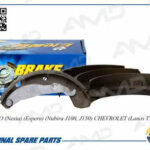 Колодки тормозные барабанные DAEWOO Nexia, Espero, Nubira J100, J150, CHEVROLET Lanos T100 AMDBF229 AMD