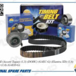 Комплект ГРМ (ремень ГРМ +два ролика) HYUNDAI Accent Tagaz, 1,5, DOHC, G4EC-G, Elantra XD, 1,6, Getz TB, 1,6, G4ED-G,  AMDKITBR6 AMD