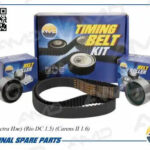 Комплект ГРМ (ремень ГРМ +два ролика) KIA Spectra Иж, Rio DC 1.5, Carens II 1.6 AMDKITBR12 AMD