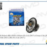 Термостат HYUNDAI Solaris RB, 2010-, Solaris II, 1,6, 2017-, Creta, 1,6, 2016-, KIA Rio UB, 2011-, Rio IV, 1,6, 2017- AMDTER37 AMD