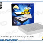 Фильтр салонный (угольный) INFINITI FX, 2008-, QX56 Z62, 2010-, QX70, 2013- AMDJFC69C AMD