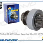 Бендикс стартера HYUNDAI Solaris RB, 2010-, Accent Tagaz, Getz TB, -2009, i30 FD AMDEL313 AMD