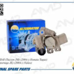 Регулятор напряжения генератора HYUNDAI Tucson JM, 2004-, Sonata Tagaz, KIA Sportage JE, 2004-, Valeo,  AMDEL361 AMD