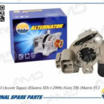 Регулятор напряжения генератора HYUNDAI Accent Tagaz, Elantra XD, -2006, Getz TB, Matrix FC AMDEL537 AMD