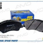 Колодки тормозные дисковые HYUNDAI Solaris RB, 2010-, KIA Rio UB, 2011- AMDBF358 AMD