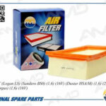 Фильтр воздушный RENAULT Logan LS, Sandero BS0, 1,6, 16V, Duster HSA/M, 1,6, 2,0, -2015, LADA Largus, 1,6, 16V AMDFA774 AMD