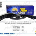 Комплект цепи ГРМ (цепь + натяж + два успокоителя) HYUNDAI Solaris RB, 2010-, Solaris II, 1,6, 2017-, Creta, 1,6, 2016-, KIA Rio UB, 2011-, Rio IV, 1,6, 2017- AMDKITCS22 AMD