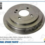 Барабан тормозной HYUNDAI Solaris RB, 2010-, Solaris II, 2017-, KIA Rio UB, 2011-, Rio IV, 2017- AMDBD263 AMD