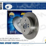 Диск тормозной задний HYUNDAI Solaris RB, 2010-, Solaris II, 2017-, KIA Rio UB, 2011-, Rio IV, 2017- AMDBD261 AMD