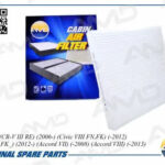 Фильтр салонный HONDA CR-V III RE, 2006-, Civic VIII FN,FK, -2012, Civic IX FK_, 2012-, Accord VII, -2008, Accord VIII, -2013 AMDJFC67 AMD