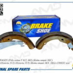 Колодки тормозные барабанные VOLKSWAGEN Polo седан V 612, 602, Коды опций 1KC, SKODA Octavia 1U2, Octavia 1U5, Коды опций 1KN, 1KG, 230X32 мм AMDBF444 AMD