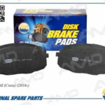 Колодки тормозные дисковые HYUNDAI Creta, 2016- AMDBF446 AMD