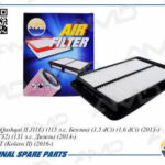 Фильтр воздушный NISSAN Qashqai II J11E, 115 л.с. Бензин, 1,5 dCi, 1,6 dCi, 2013-, X-Trail T32, 131 л.с. Дизель, 2014-, RENAULT Koleos II, 2016- AMDFA792 AMD