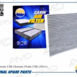 Фильтр салонный (угольный) KIA Sorento UM, Sorento Prime UM, 2014- AMDFC755C AMD