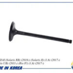 Клапан двигателя впускной HYUNDAI Solaris RB, 2010-, Solaris II, 1,6, 2017-, Creta, 1,6, 2016-, KIA Rio UB, 2011-, Rio IV, 1,6, 2017- AMDHDVL11 AMD