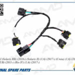 Проводка катушек зажигания HYUNDAI Solaris RB, 2010-, Solaris II, 1,6, 2017-, Creta, 1,6, 2016-, KIA Rio UB, 2011-, Rio IV, 1,6, 2017- AMD AMDCL76