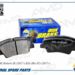 Колодки тормозные дисковые (задн.) HYUNDAI Solaris II, 2017-, KIA Rio IV, 2017- AMDBF454 AMD