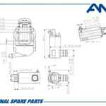Насос омывателя HYUNDAI Solaris RB, SD, 2010-, KIA Rio UB, SD, 2011- AMDWP66 AMD