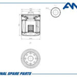 Фильтр масляный AMD FL219