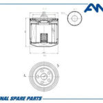 Фильтр масляный AMD FL255