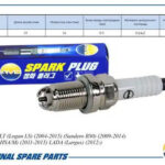 Свеча зажигания 7700500168/BKR-6EK (2 электрода массы) (Nickel) AMD PL52