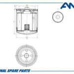 Фильтр масляный AMD FL281