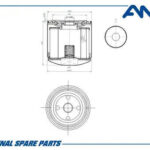 Фильтр масляный AMD FL288
