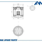 Фильтр масляный AMD FL335