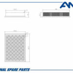 Фильтр воздушный AMD FA562