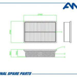 Фильтр воздушный AMD FA967
