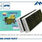 Фильтр салонный 9804163480 (антибактериальный, угольный) (2 шт) AMD FC965A