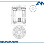 Фильтр масляный AMD FL384