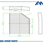 Фильтр салонный угольный AMD FC998C