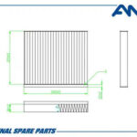 Фильтр салонный 8104400XKY28B AMD FC999