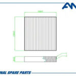 Фильтр салонный угольный AMD FC1114