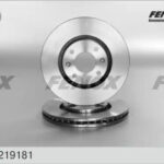 Диск тормозной Citroen Berlingo (MF) 00-08, Berlingo II 08-, C3 (FC) 02-09, C3 II 09-, C4 Grand Pica FENOX