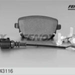 Колодки тормозные дисковые VW Multivan V 03-, Transporter V 03- (2E3, 2E4) FENOX